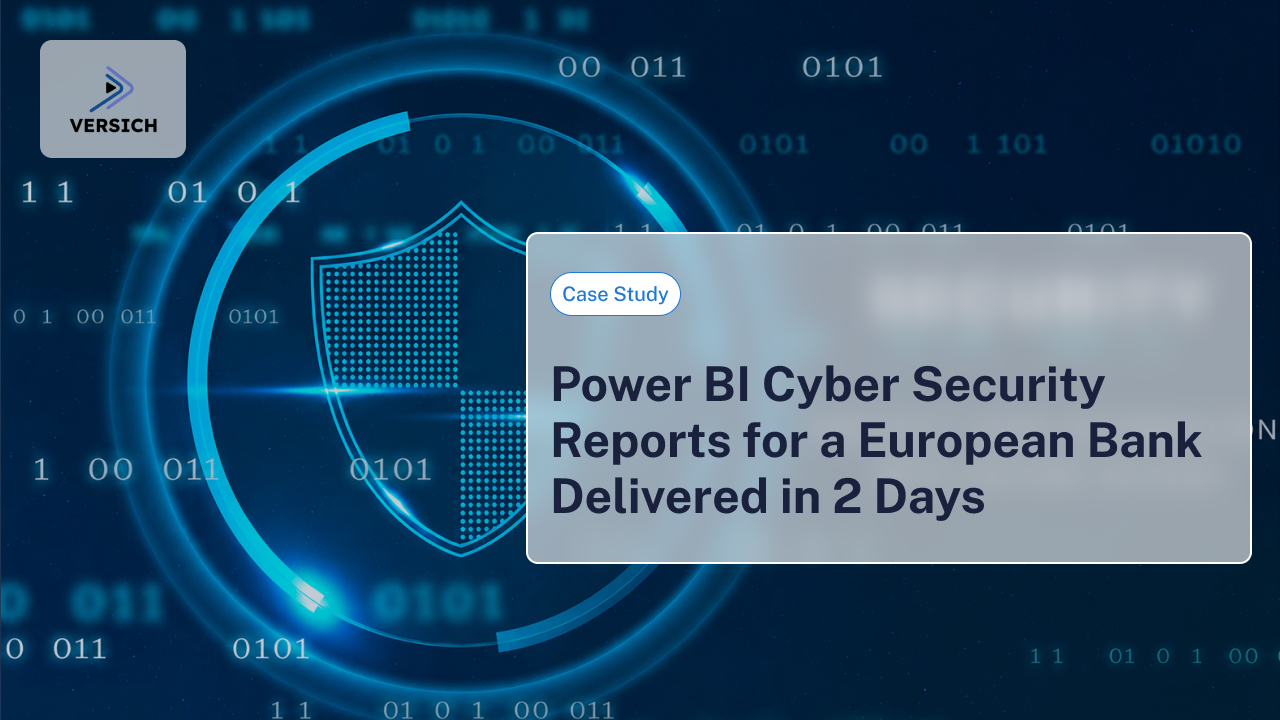 Power BI Cyber Security Reports for a European Bank Delivered in 2 Days