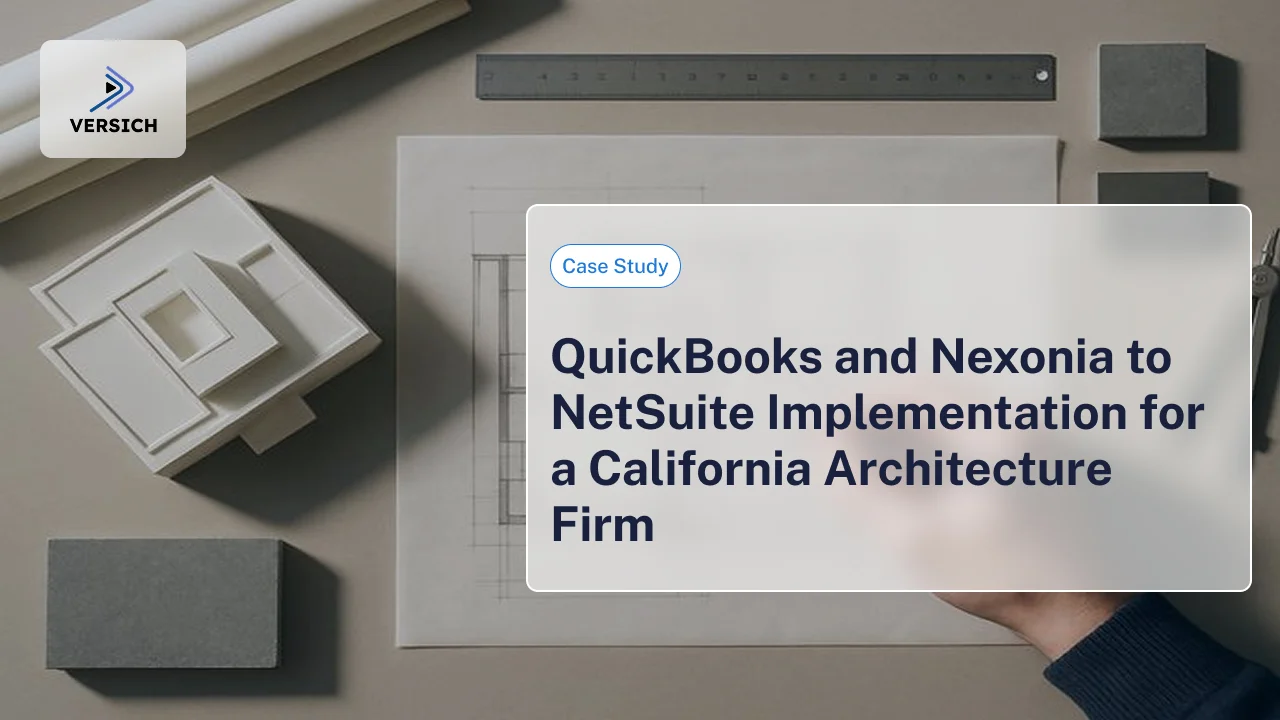 QuickBooks and Nexonia to NetSuite Implementation for a California Architecture Firm