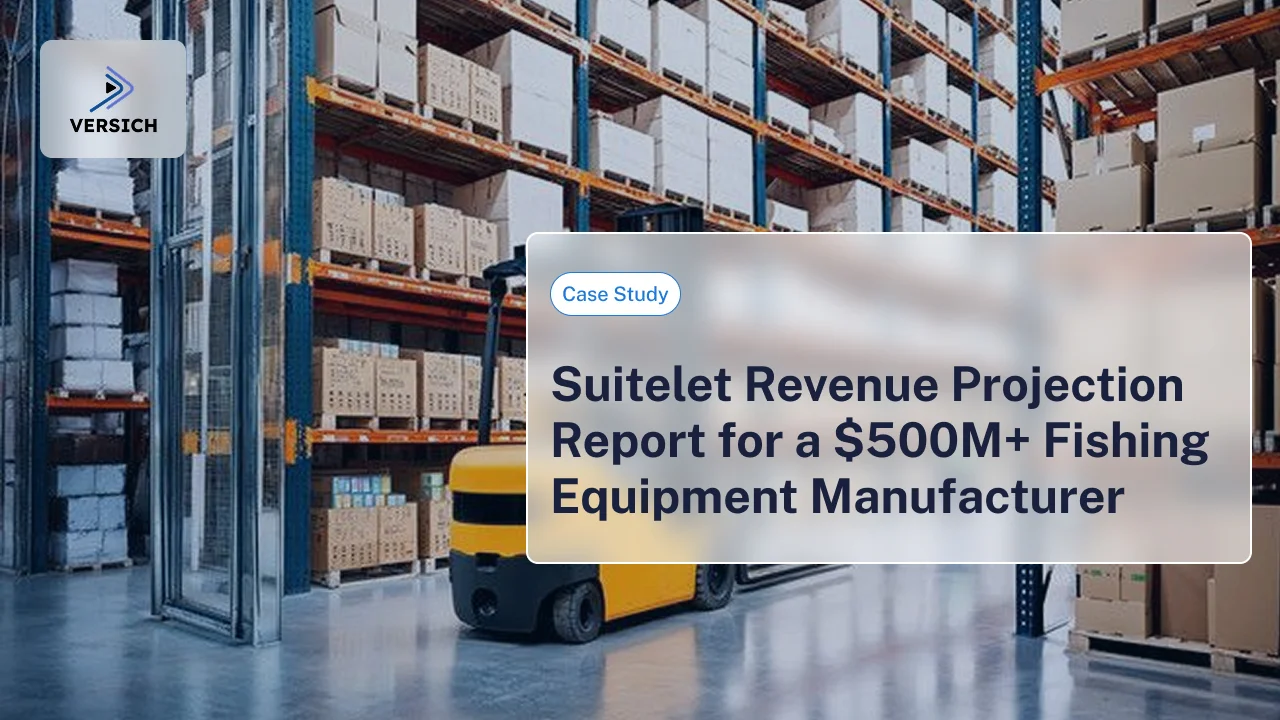 Suitelet Revenue Projection Report for a $500M+ Fishing Equipment Manufacturer 