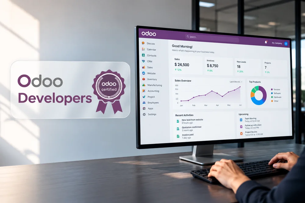 Hire Odoo Developer to Build and Customize Your ERP
