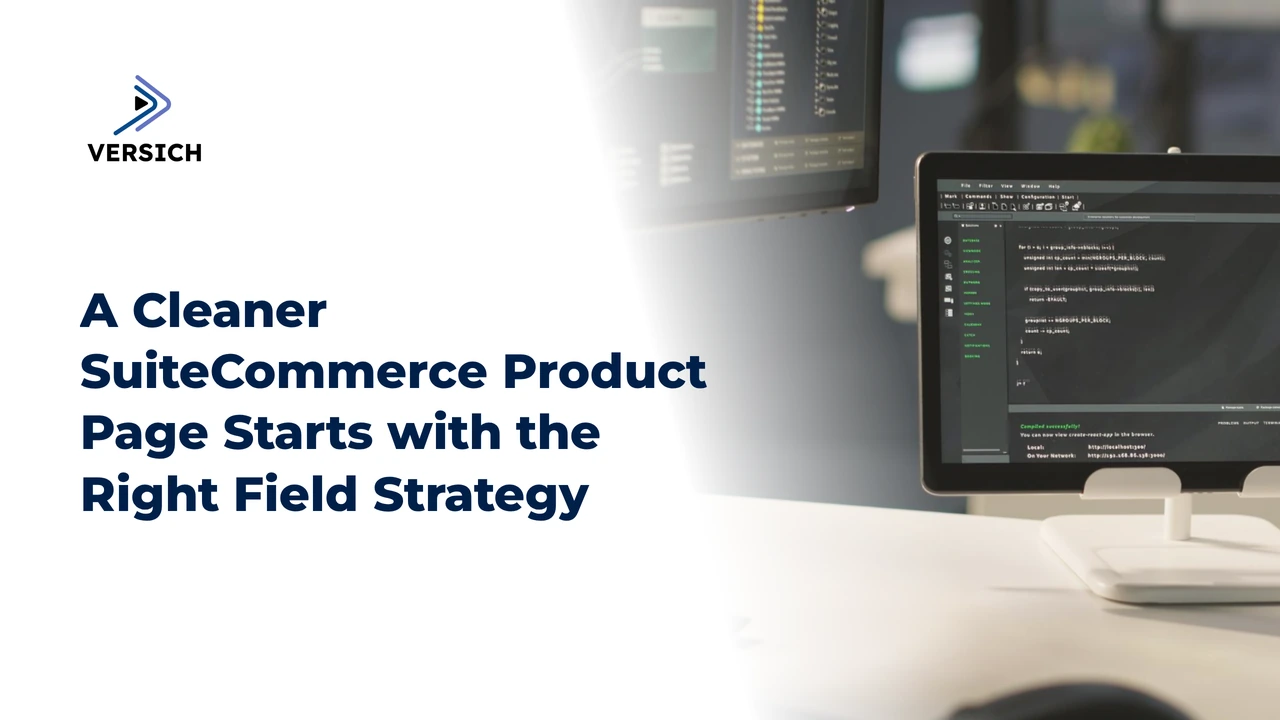 a cleaner suitecommerce product page starts with the right field strategy