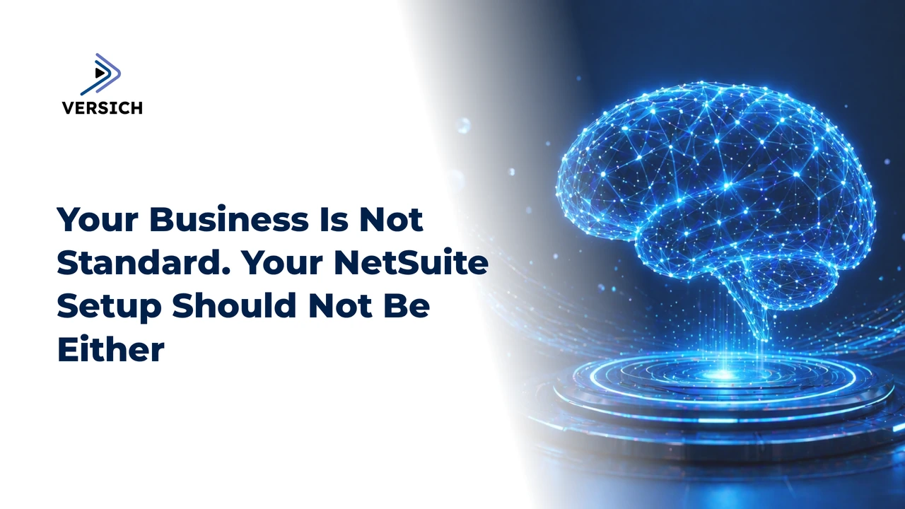 your business is not standard. your netsuite setup should not be either