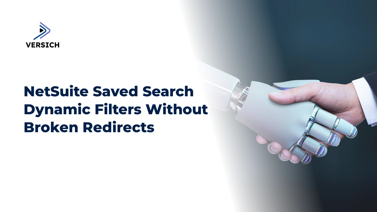 netsuite saved search dynamic filters without broken redirects