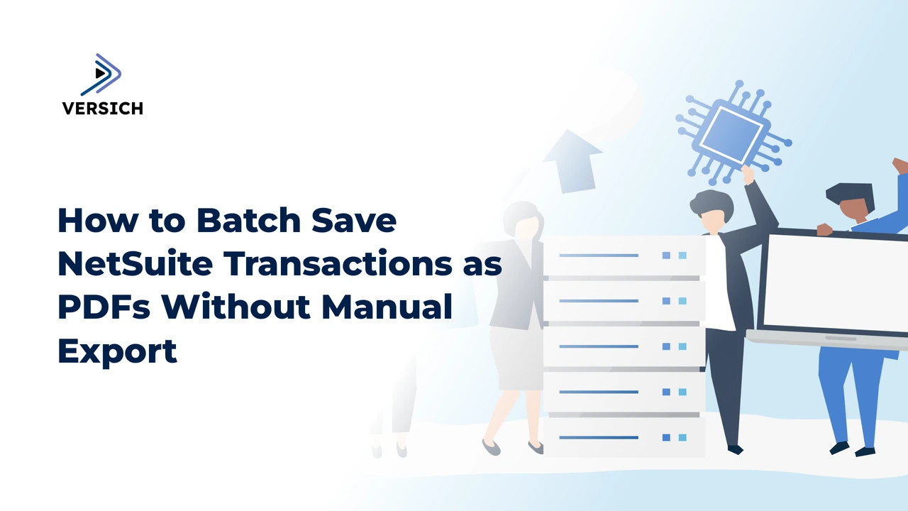 how to batch save netsuite transactions as pdfs without manual export