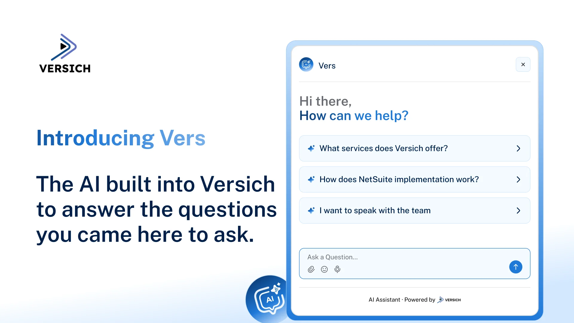 introducing vers, our ai assistant