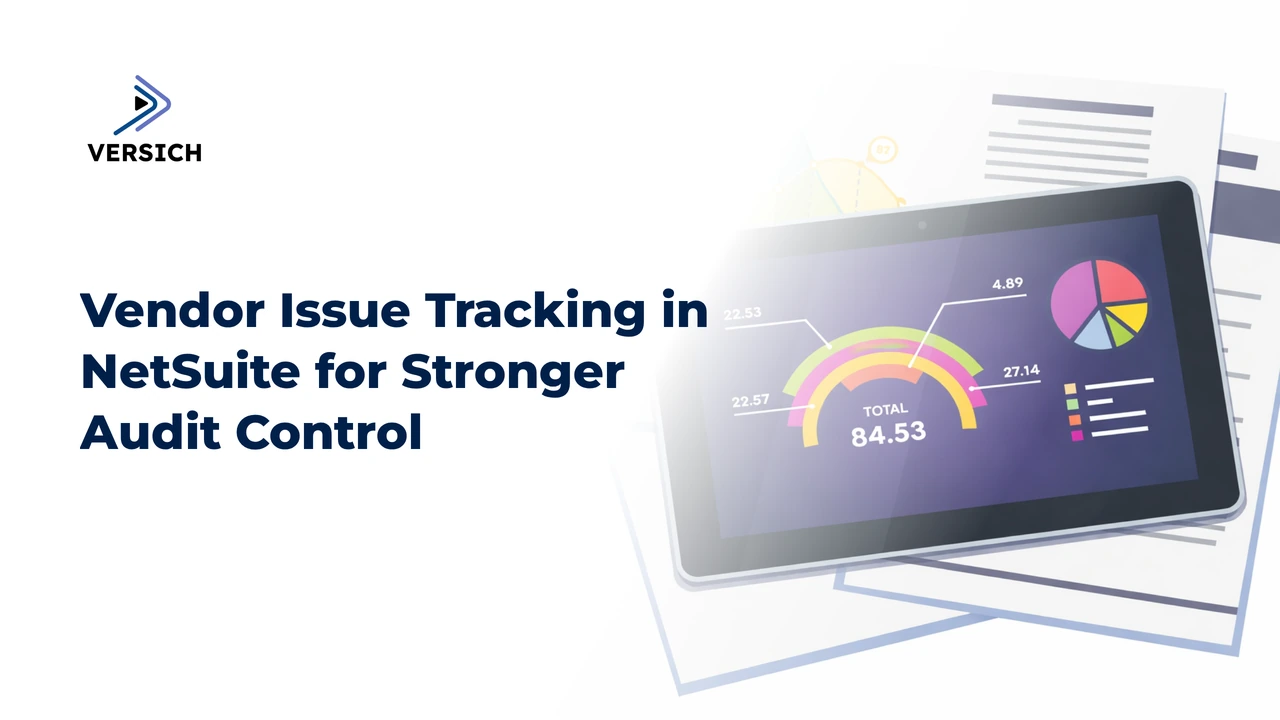 vendor issue tracking in netsuite for stronger audit control