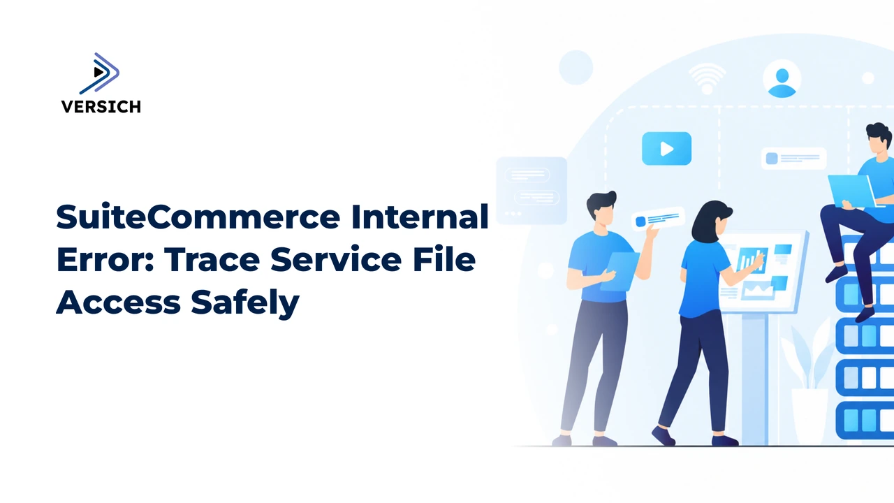 suitecommerce internal error: trace service file access safely
