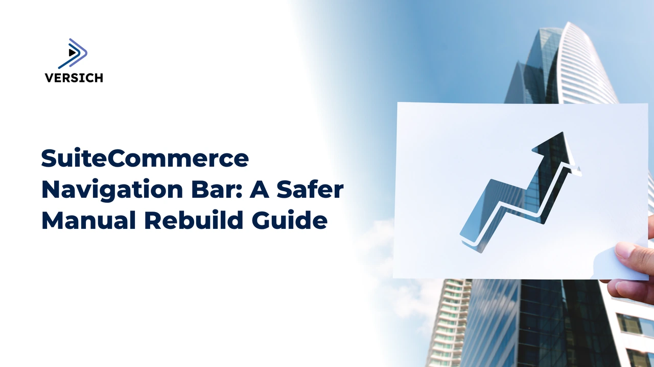 suitecommerce navigation bar: a safer manual rebuild guide