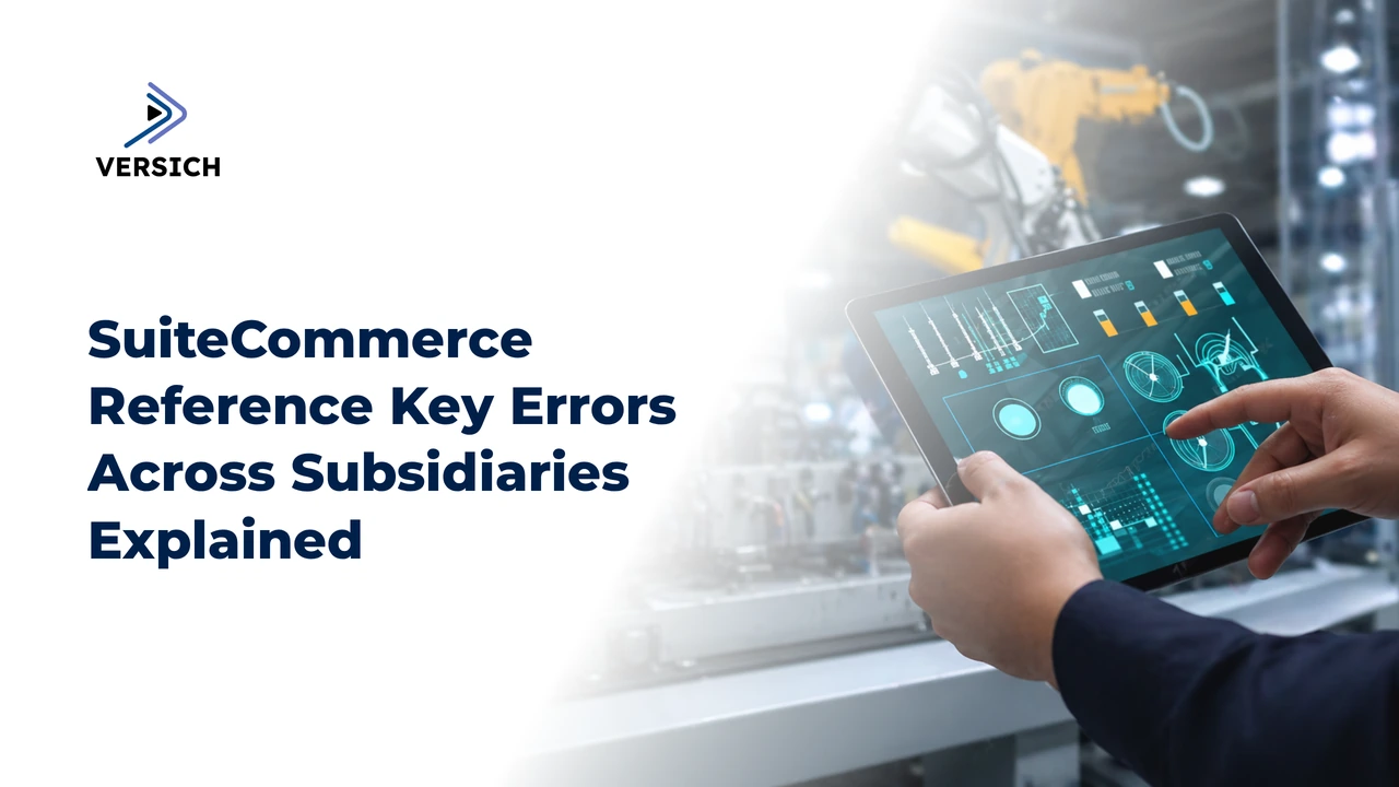 suitecommerce reference key errors across subsidiaries explained
