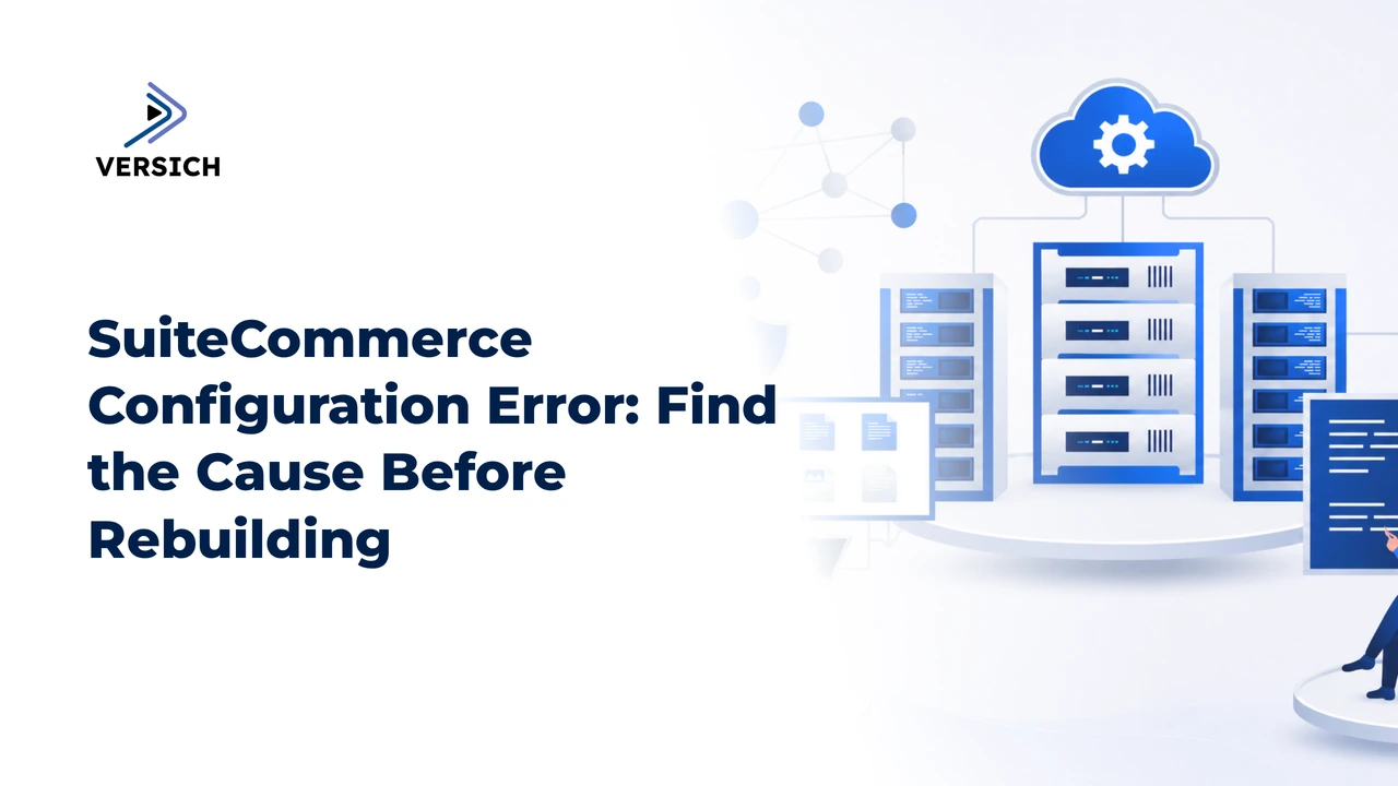 suitecommerce configuration error: find the cause before rebuilding