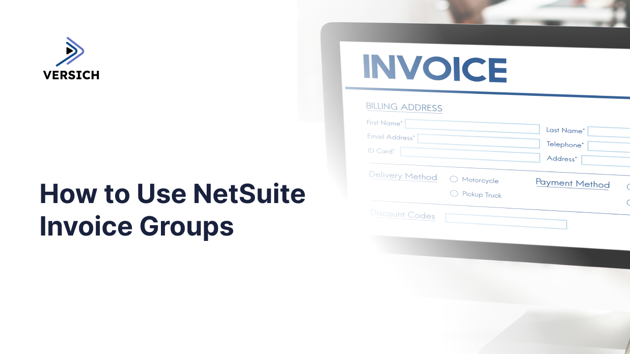 how to use netsuite invoice groups