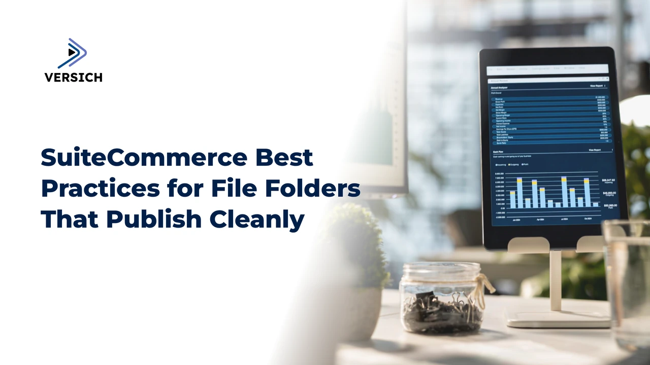 suitecommerce best practices for file folders that publish cleanly