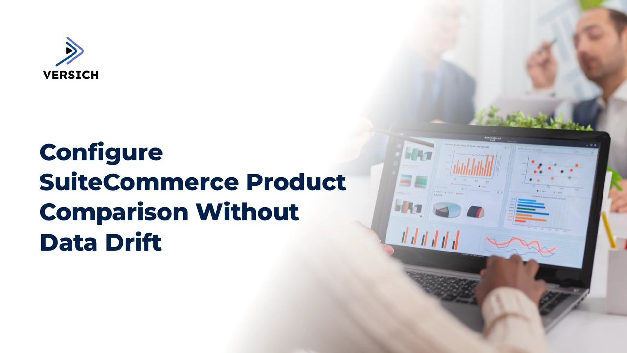 configure suitecommerce product comparison without data drift