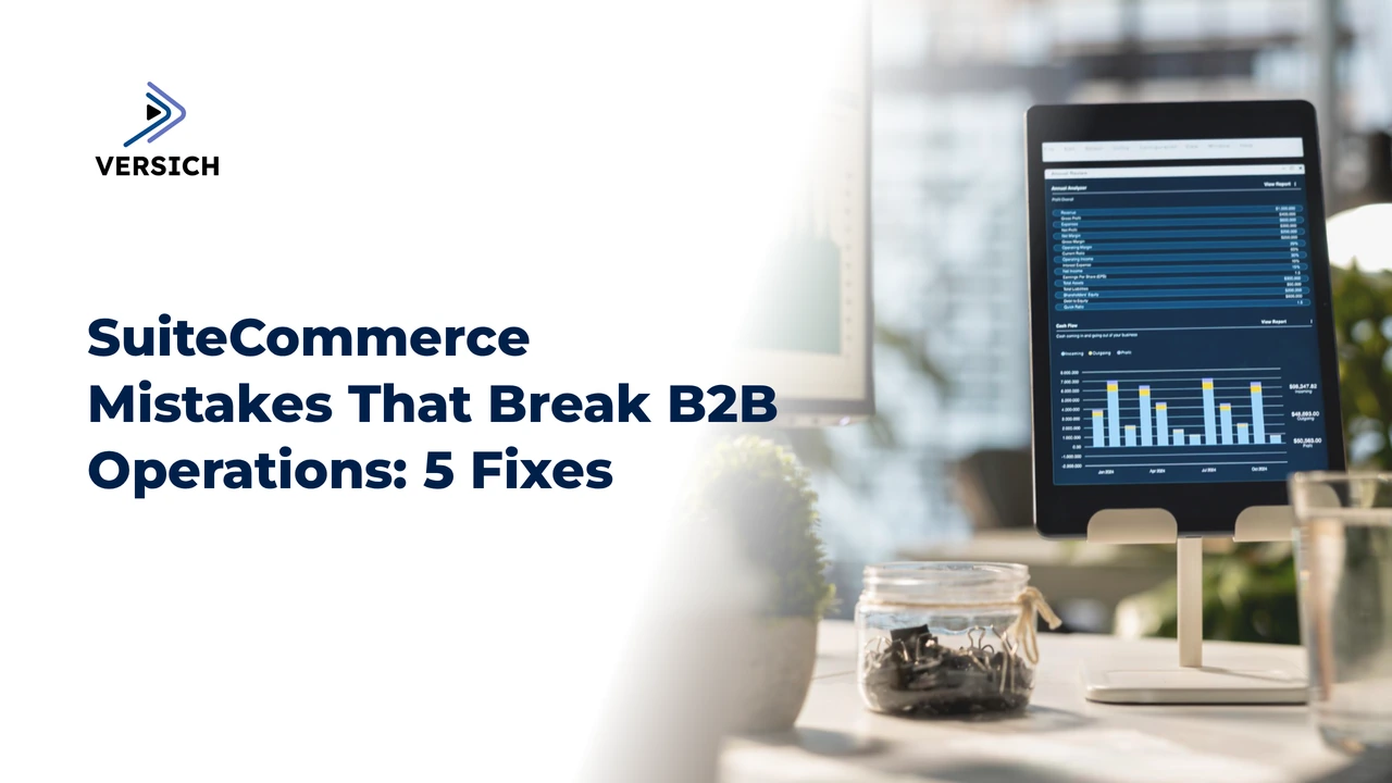suitecommerce mistakes that break b2b operations: 5 fixes