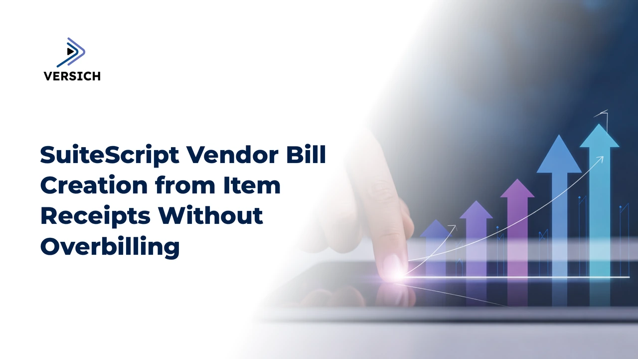 suitescript vendor bill creation from item receipts without overbilling