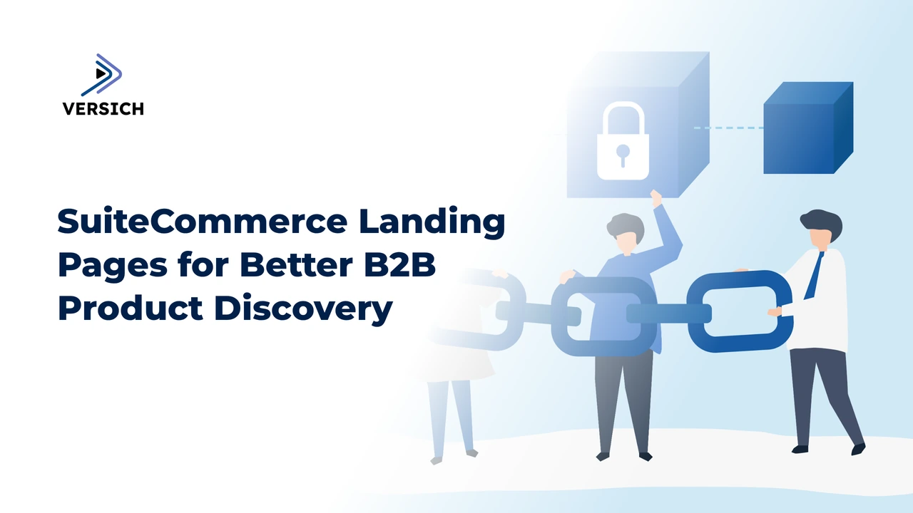 suitecommerce landing pages for better b2b product discovery
