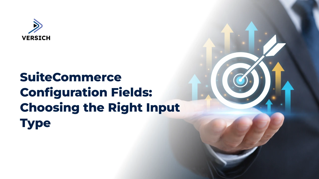 suitecommerce configuration fields: choosing the right input type