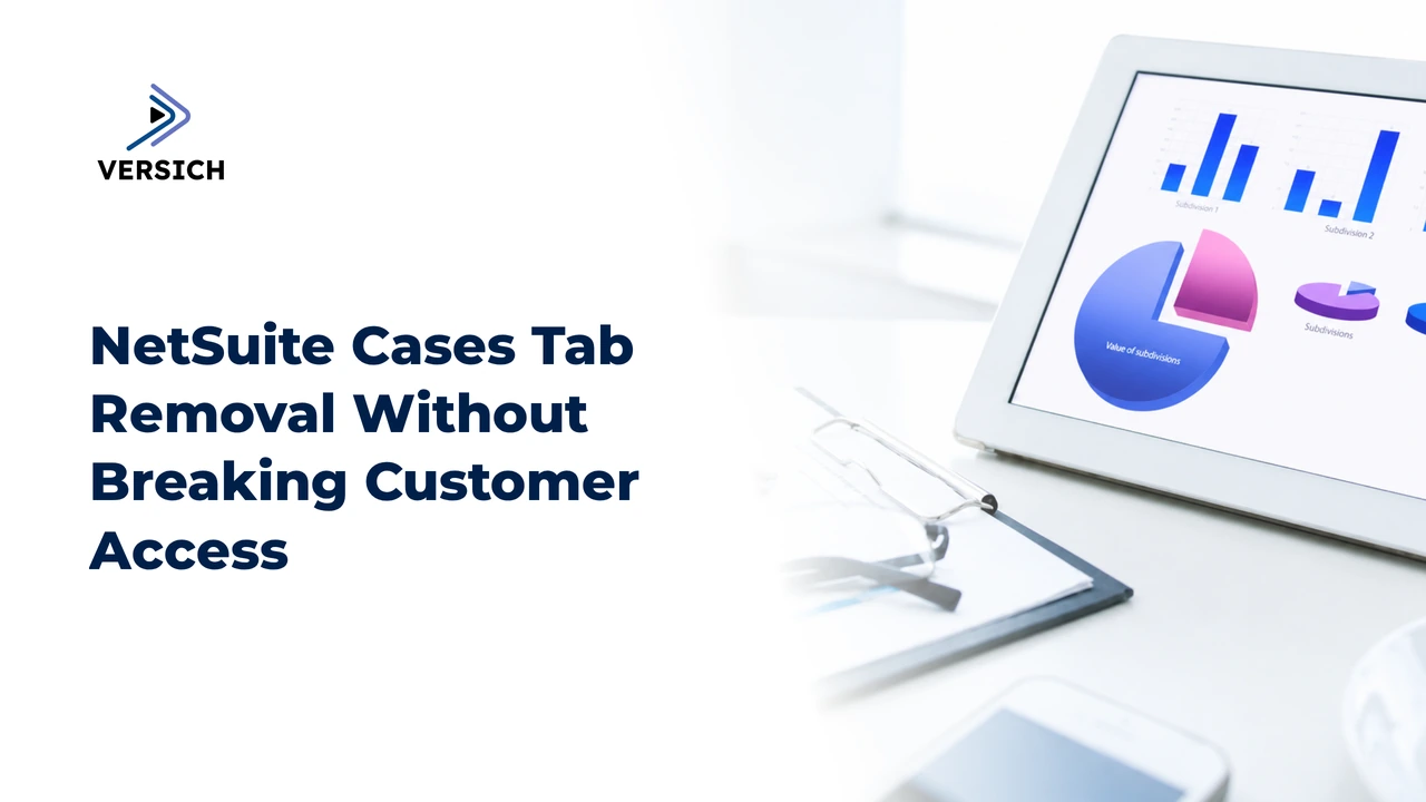 netsuite cases tab removal without breaking customer access