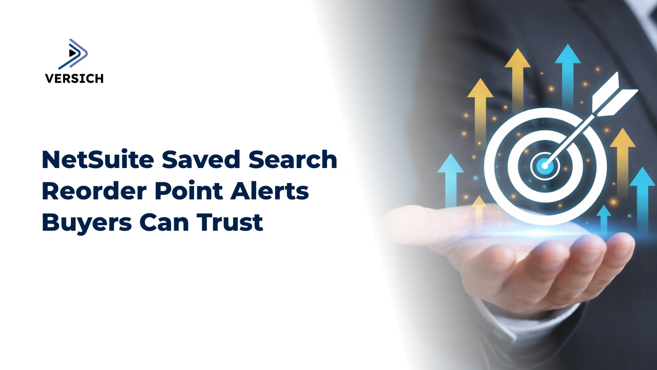 netsuite saved search reorder point alerts buyers can trust