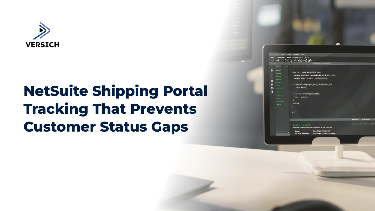 netsuite shipping portal tracking that prevents customer status gaps