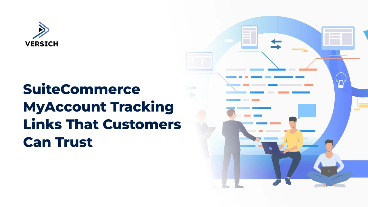 suitecommerce myaccount tracking links that customers can trust