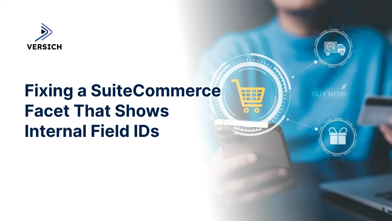 fixing a suitecommerce facet that shows internal field ids