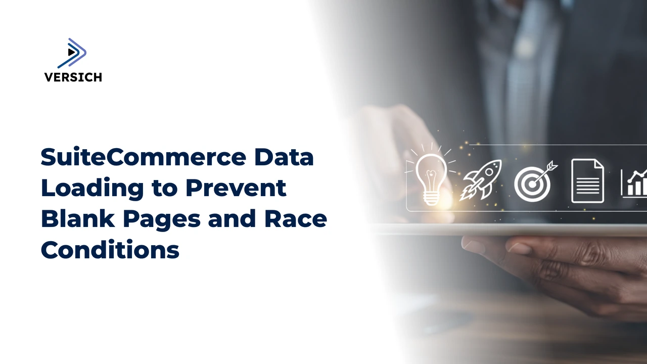 suitecommerce data loading to prevent blank pages and race conditions