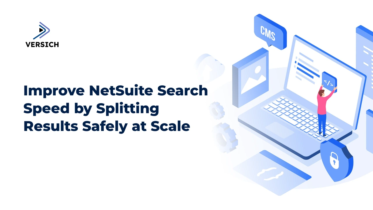 improve netsuite search speed by splitting results safely at scale