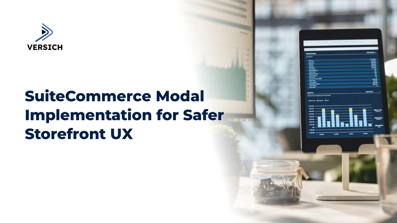 suitecommerce modal implementation for safer storefront ux