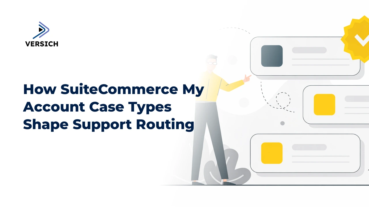how suitecommerce my account case types shape support routing