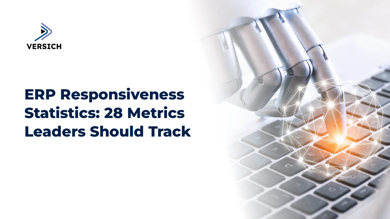 erp responsiveness statistics: 28 metrics leaders should track