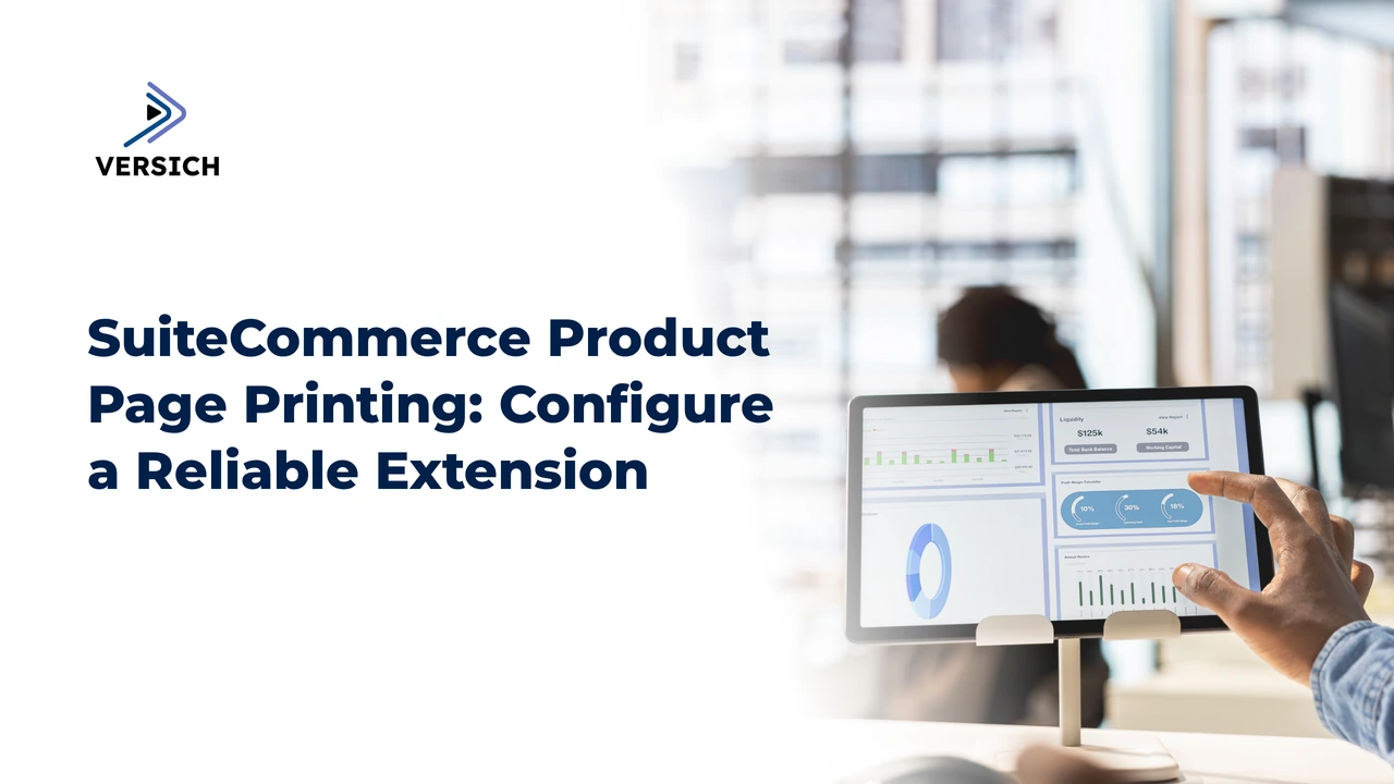 suitecommerce product page printing: configure a reliable extension