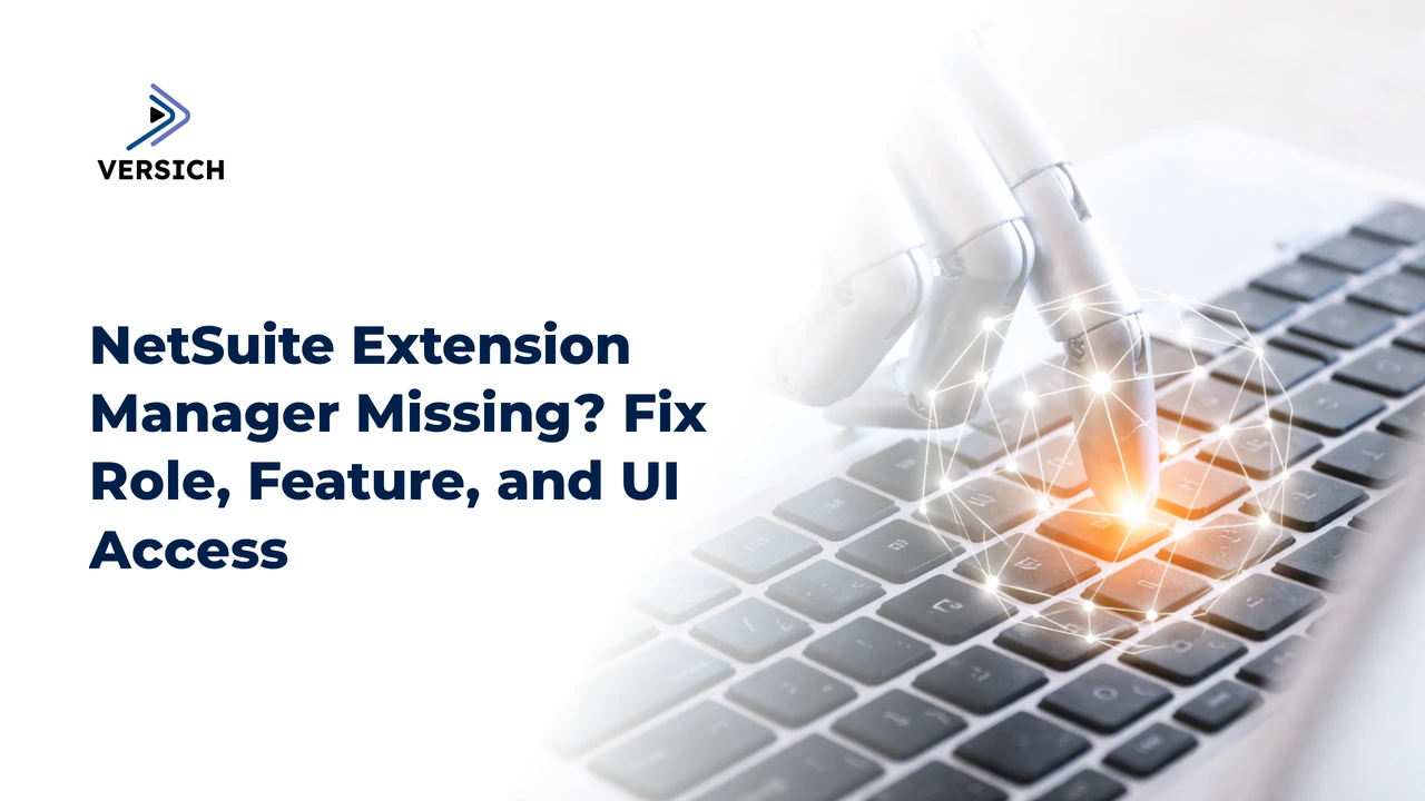 netsuite extension manager missing? fix role, feature, and ui access