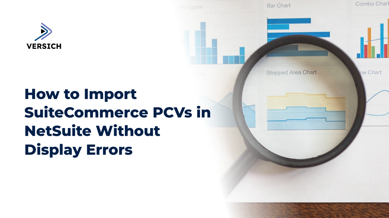 how to import suitecommerce pcvs in netsuite without display errors