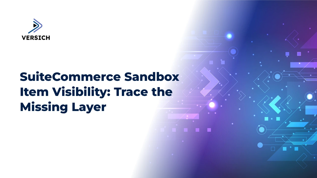 suitecommerce sandbox item visibility: trace the missing layer