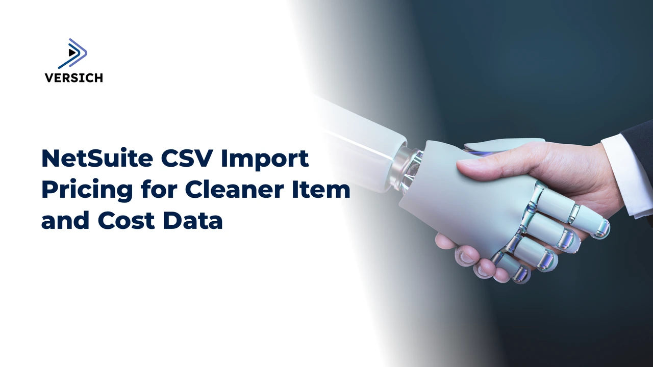 netsuite csv import pricing for cleaner item and cost data
