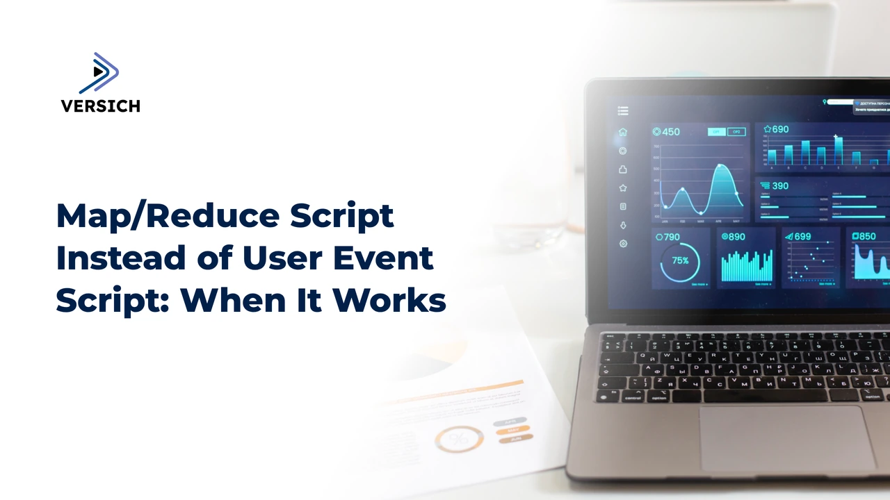 map/reduce script instead of user event script: when it works