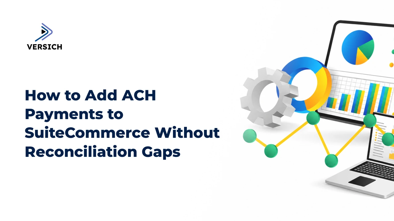 how to add ach payments to suitecommerce without reconciliation gaps