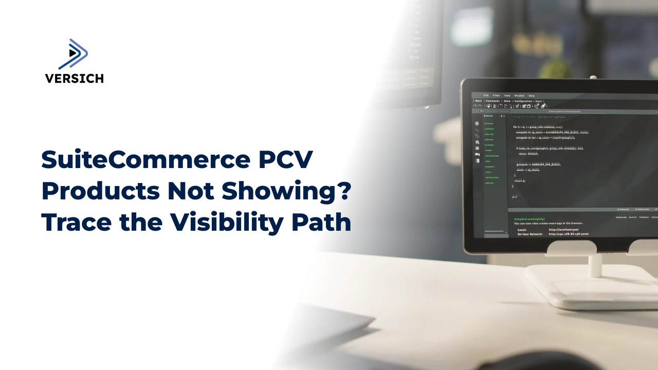 suitecommerce pcv products not showing? trace the visibility path
