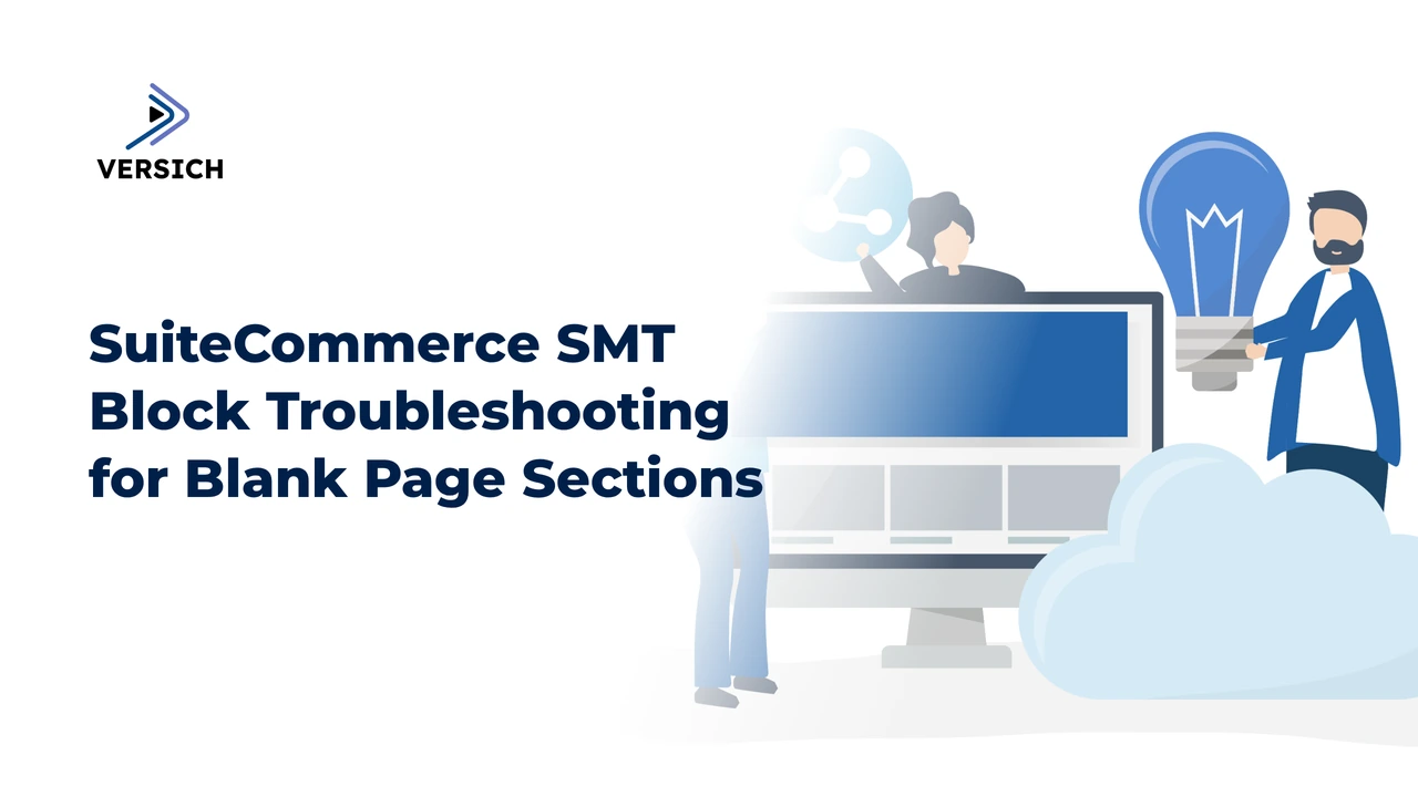 suitecommerce smt block troubleshooting for blank page sections