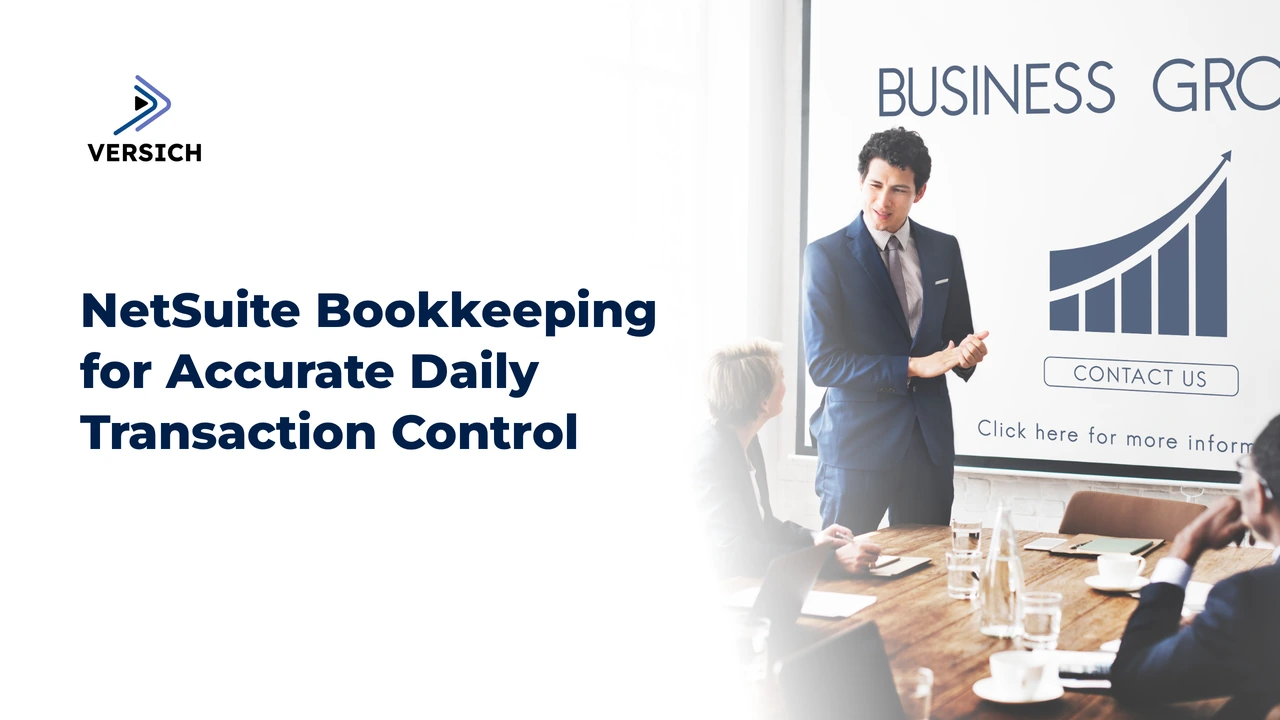 netsuite bookkeeping for accurate daily transaction control