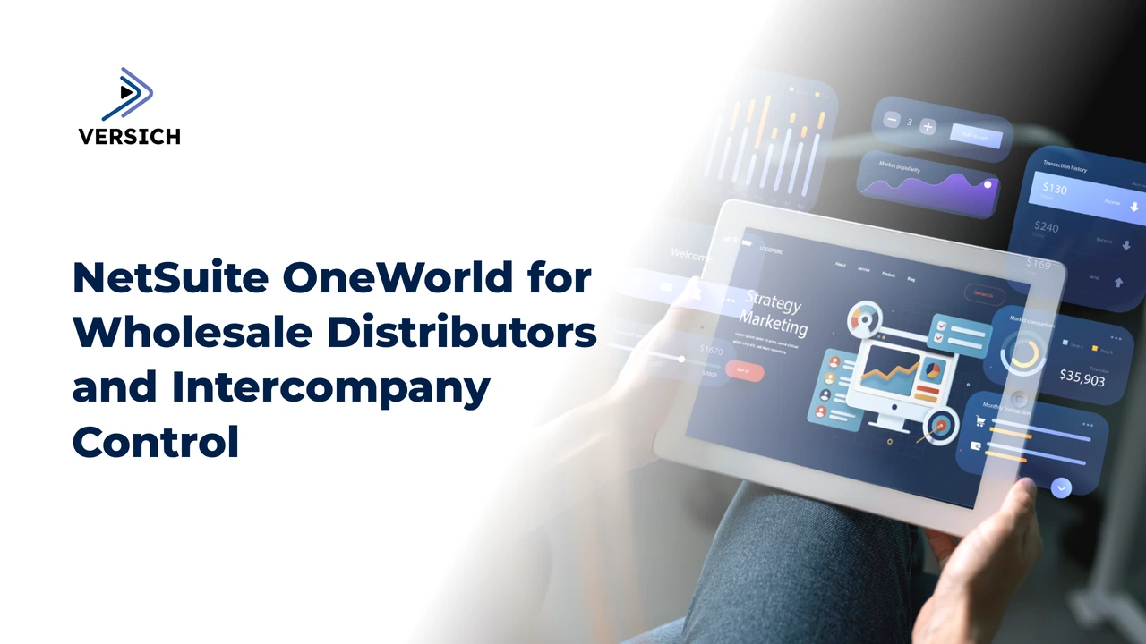 netsuite oneworld for wholesale distributors and intercompany control