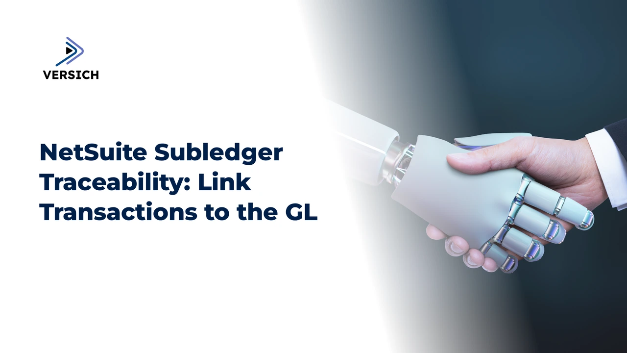 netsuite subledger traceability: link transactions to the gl