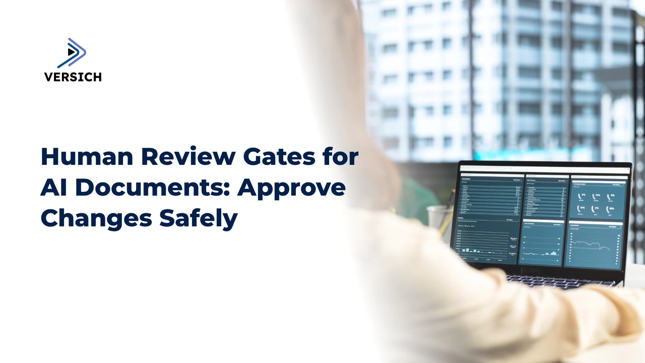 human review gates for ai documents: approve changes safely