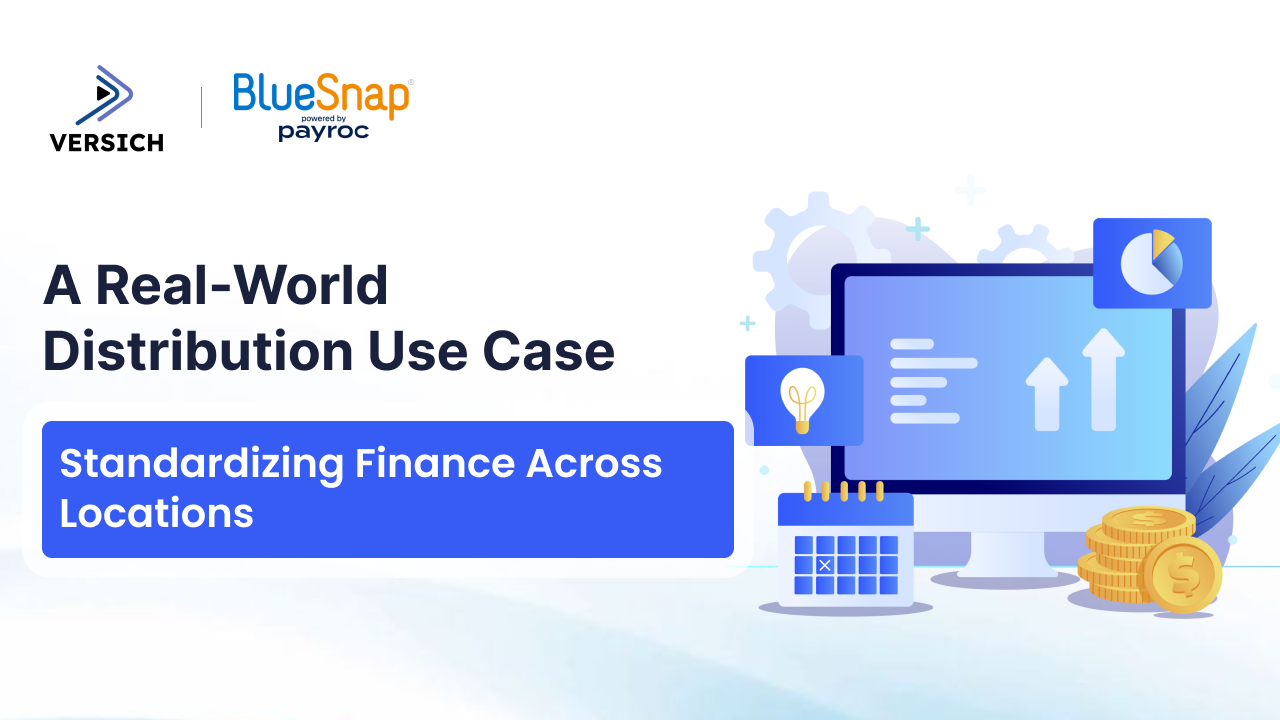 a real-world distribution use case: standardizing finance across locations
