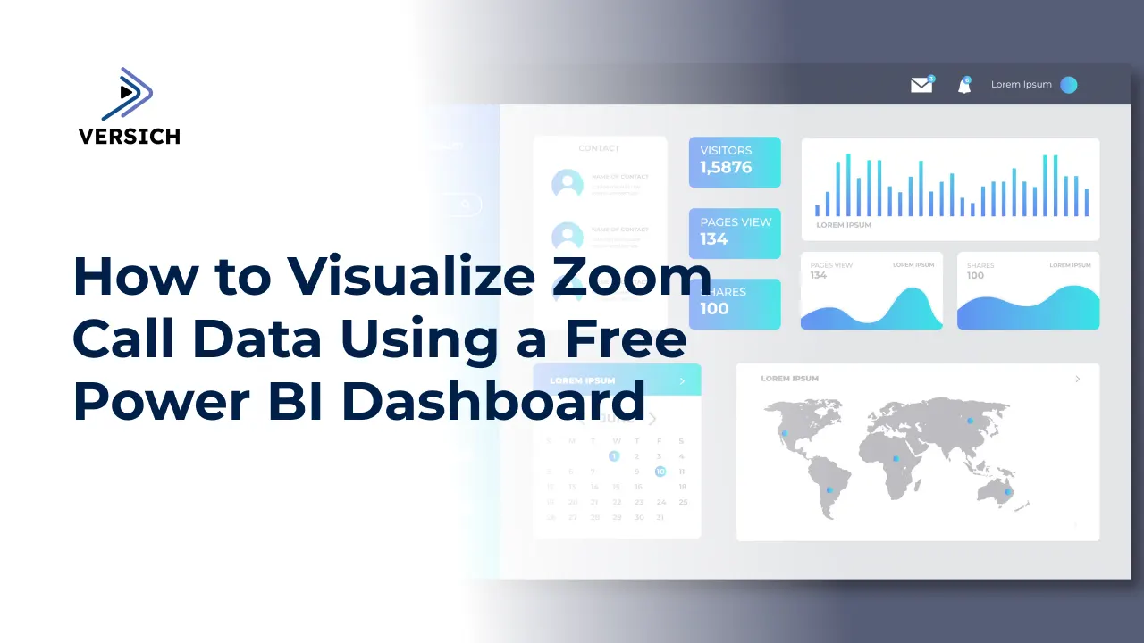 how to visualize zoom call data using a free power bi dashboard