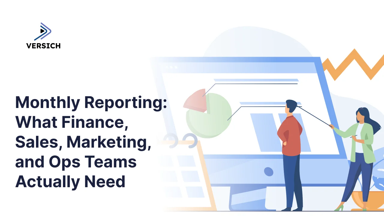 monthly reporting: what finance, sales, marketing, and ops teams actually need