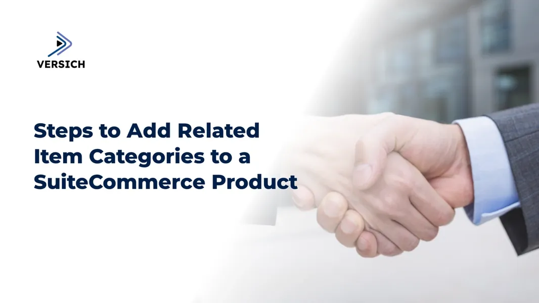 Add Related Item Categories in NetSuite SuiteCommerce Easily | Versich