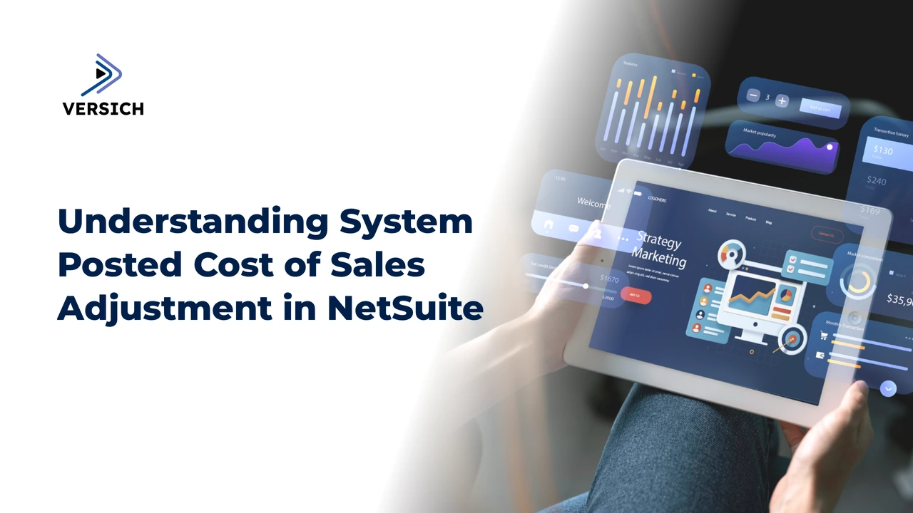 understanding system posted cost of sales adjustment in netsuite