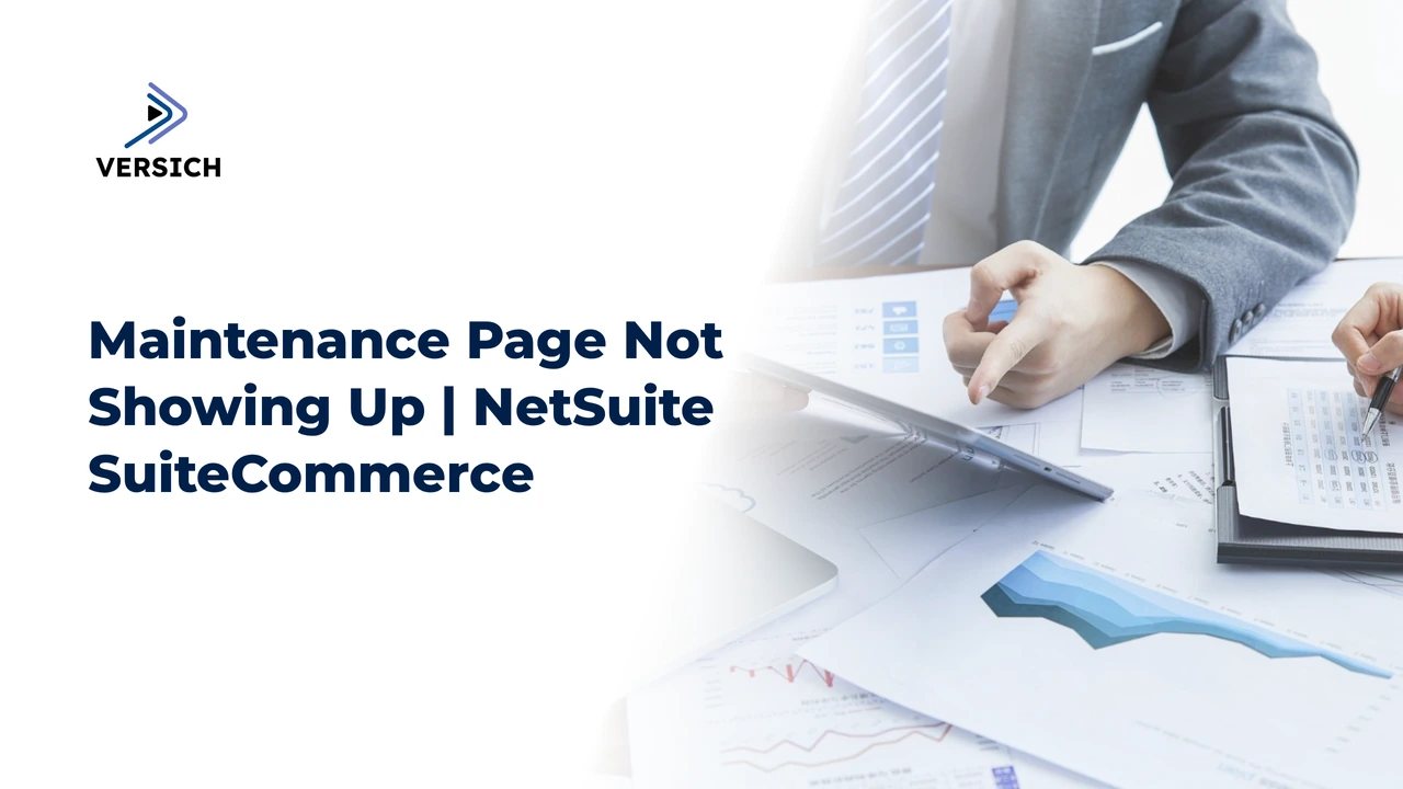 maintenance page not showing up | netsuite suitecommerce